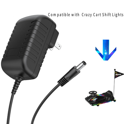 12v adapter for razor crazy - 12v,